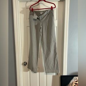LOFT Gray Straight Leg Pants